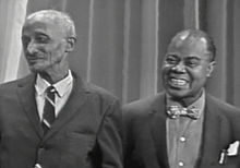 Louis Armstrong with Peter Davis